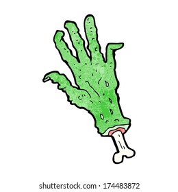 cartoon zombie hand