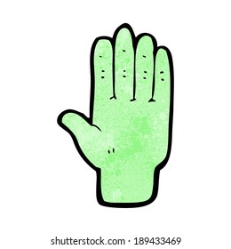 cartoon zombie hand