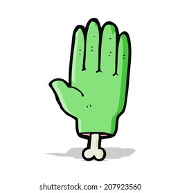 Cartoon Zombie-Hand