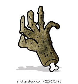 cartoon zombie hand