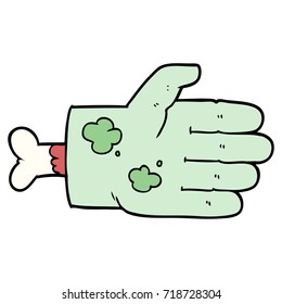 Cartoon Zombie-Hand