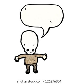 cartoon zombie monster