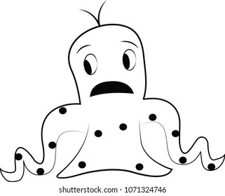 cartoonic octopus line art vector design. easy printable for sticker and t-shirt print.
vector design
