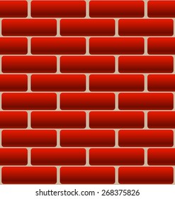 Cartoon-Like Brick Wall Texture
