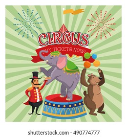 cartoons of circus festival