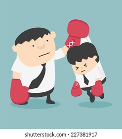 Cartoons concepts Competition Fighting