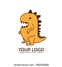 cartoons monsters isolated White background vectors logos