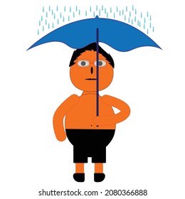  cartoons of young guy characters and illustration icon of animation concept for children