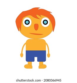  cartoons of young guy characters and illustration icon of animation concept for children