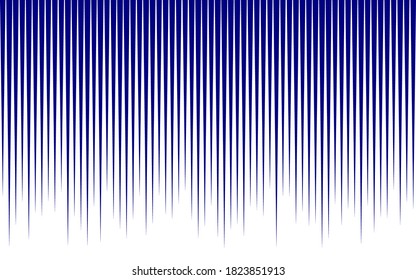 Cartoon-style blue effect line, streamline from top to bottom