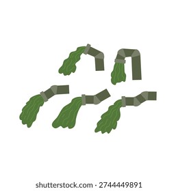 Cartoon-style image of five rusted industrial pipes releasing green liquid, symbolizing toxic waste, pollution, and environmental damage. Ideal for educational, awareness, and editorial use.