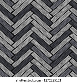 Cartoonwood herringbone tiles pattern. Seamless texture grey wooden parquet board. Vector illustration for user interface of the game element. Color 9
