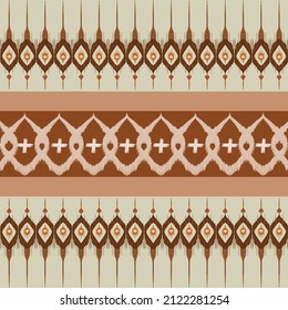 cartpet ethnic beautiful ikat pattern ornament boho tribal decor illustration embroidery art design.