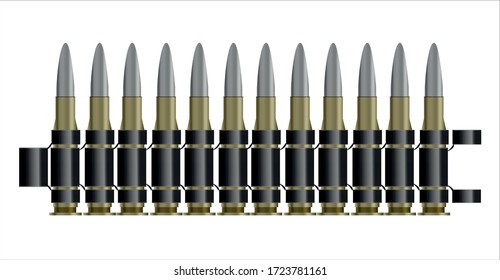
the cartridge with a bullets