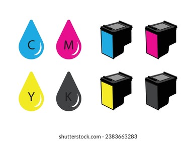 cartridge icon design vector flat modern isolated illustration