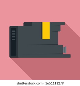 Cartridge icon. Flat illustration of cartridge vector icon for web design