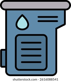 Cartridge Line Vector Icon Design