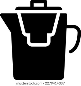 ilustración del vector del cartucho en un fondo transparente. Símbolos de calidad superior. Iconos vectoriales de glifos para diseño de conceptos y gráficos.