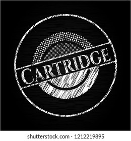 Cartridge written on a blackboard