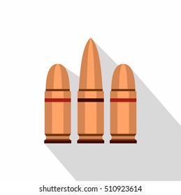 Cartridges icon. Flat illustration of cartridges vector icon for web