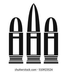 Cartridges icon. Simple illustration of cartridges vector icon for web