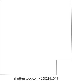 cartron County Map in New Mexico State