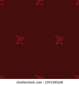 Carts for shopping. Seamless background for website or packaging.