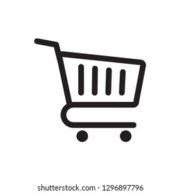 cart-trolley icon vector