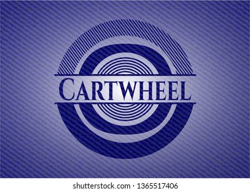 Cartwheel denim background