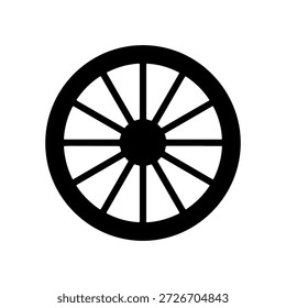 Cartwheel silhouette vector flat illustration design.