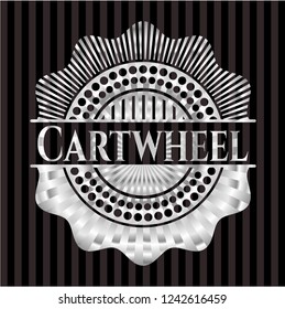 Cartwheel silver emblem