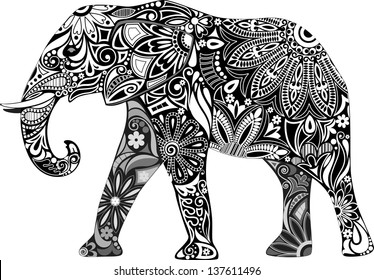Carved elephant 