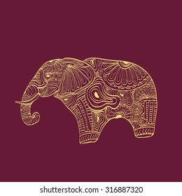 Carved elephant