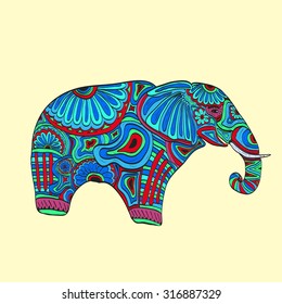 Carved elephant