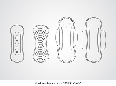 Sanitary Pad Vector Art, Icons, and Graphics for Free Download
