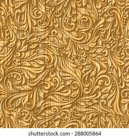 Carved wooden tracery.  A seamless pattern background