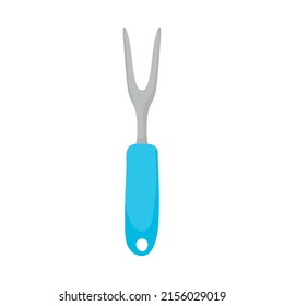 carving fork icon on white background