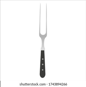 tenedor de tallado. ilustración para web y móvil
