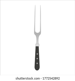 tenedor de tallado. ilustración para web y móvil