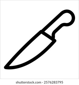 Carving Knife Icon Element For Design