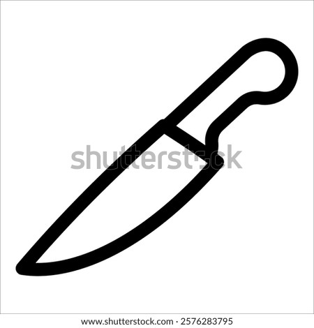 Carving Knife Icon Element For Design