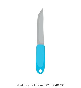 carving knife icon on white background