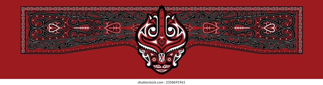 The carving or carving patterns with the traditional Toba Batak art are called Gorga Batak, the basic colors are red, black, white. Patterns like painting, head, lion. Carve on wood or at house