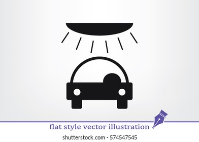 carwash, icon vector illustration.