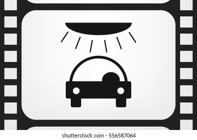 carwash, icon vector illustration EPS 10