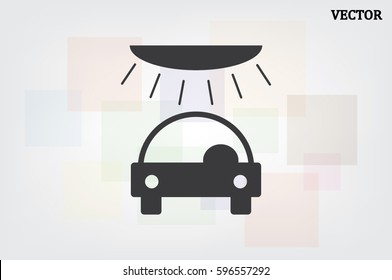 carwash, icon vector illustration EPS 10