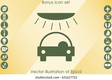 carwash, icon vector illustration EPS 10