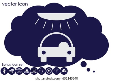 carwash, icon vector illustration EPS 10