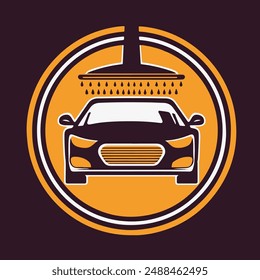 carwash logo, icon, car, washing