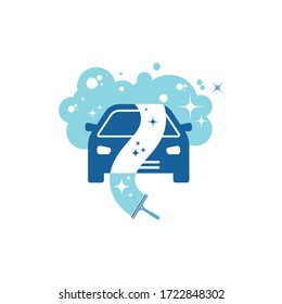 carwash vector icon illustration design template
